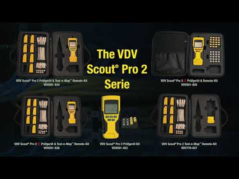 Scout™ Pro 2 Prüfkit mit Remote-Ortungseinheiten, Adapter und Batterien (VDV501-823)