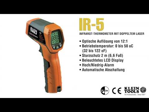 Infrarot-Thermometer mit doppeltem Laser (IR5)