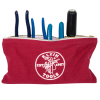 5141 Reißverschlusstaschen, Werkzeugtaschen aus Stoff in Braun/Schwarz/Grau/Rot, 4er-Pack Image 3