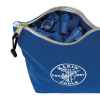 5539BLU Reißverschlusstasche, Stoff-Werkzeugtasche für Verbrauchsmaterial, Blau Image 2