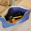 5539BLU Reißverschlusstasche, Stoff-Werkzeugtasche für Verbrauchsmaterial, Blau Image 3