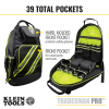 55597 Tradesman Pro™ Werkzeugtaschenrucksack, 39 Taschen, gute Sichtbarkeit, 50,8 cm Image 2
