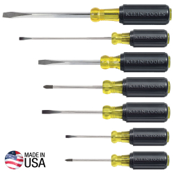 85076 Screwdriver Set, Slotted and Phillips, 7-Piece Image 