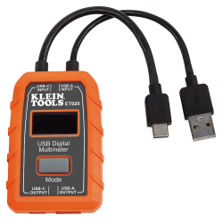 ET920 USB Digital Meter, USB-A and USB-C Image 